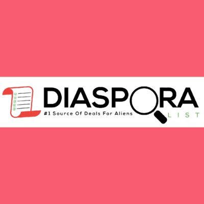 Experience the diaspora journey differently with DiasporaList-A marketplace connecting newcomers and returning travelers, facilitating affordable setups & More