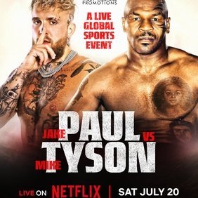 Paul vs Tyson is an upcoming exhibition boxing match between professional boxer Paul and former undisputed heavyweight world champion Tyson.#Paul_vs_Tyson_Live