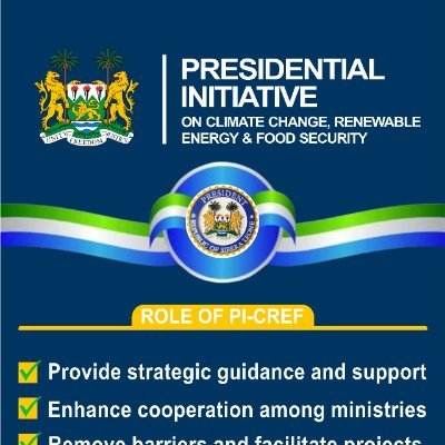 The Presidential Initiative on Climate Change, Renewable Energy & Food Security (PI-CREF).