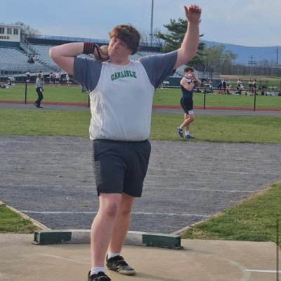 C/o 2026 Carlisle Hs, Carlisle Pennsylvania, Shot put 45-1, javelin 152-5, discus 98-5.5, GPA 3.5