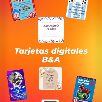 creamos tarjetas personalizadas de la temática que más le guste ...
tenemos los mejores precios 💪