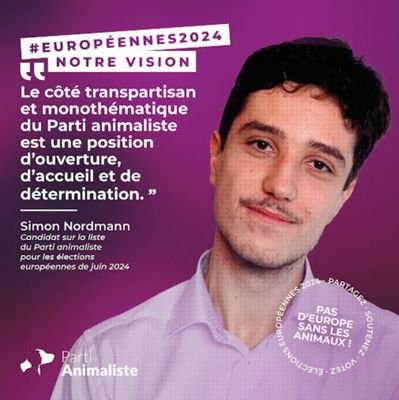 4e de liste aux européennes🗣
Fondateur de @coeur_artichaud asso de maraudes vg pour les SDF et du @Campusanimalist asso de jeunesse du @Partianimaliste 🇨🇵🐾