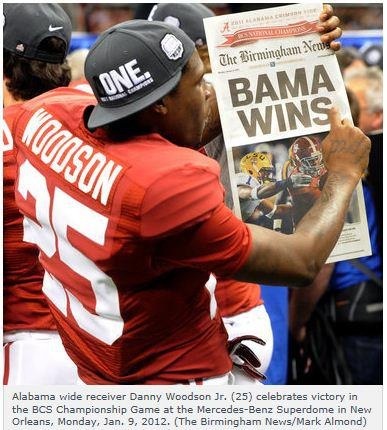 The official page of Danny Woodson II Roll Tide #25 Only if if was a fifth..