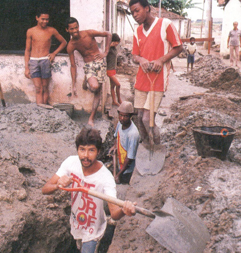 Um bairro, muito legal, e cheio de pessoas bonitas.