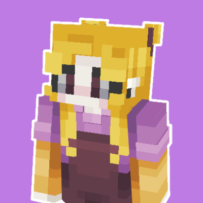 minecraft skin artist and all around awesome gal 💜💛