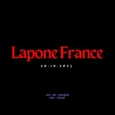 Bienvenue sur la première fanbase francophone dédiée aux groupes japonais sous @lapone_info (#JO1 #INI #DXTEEN #MEI #ISSUE) ❤️‍🔥 | laponefrance@gmail.com 💌