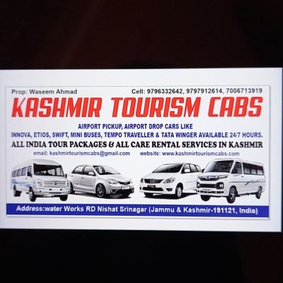 KASHMIR TOURISM CABS

Welcome to Kashmir Tourism Cabs, your gateway to exploring the breathtaking beauty of Kashmir with convenience and comfort.