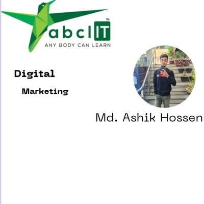 Hello I am Ashik Hosse. I am #professional #Digital # Marketaer