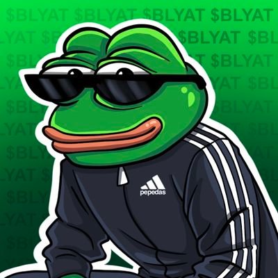 $BLYAT a generational Meme Coin that will never die but only prosper in creativity on Solana Blockchain. 

Degens with Slavic vibes, join the movement🐸