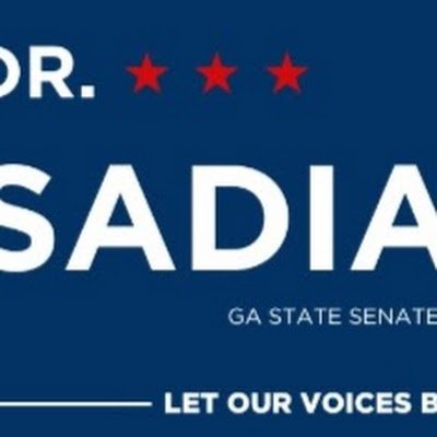 Political Candidate
Dr. Sadia Ali - Candidate for GA State Senate, District 37 | Mother | Wife | Foot & Ankle Surgeon |#VoteAli #GA37
https://t.co/DYvvEuuBng