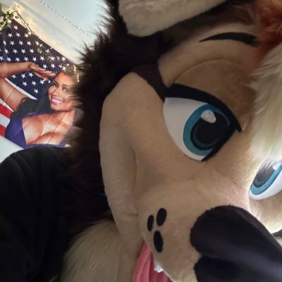 A retriever mix from a small town with a car addiction, cuddled up next to @Squip_2❤️🤍🩵 @Rocket_Pup_Prod 🎵🏂🛹🍃💨🏕️🔞🔞