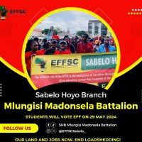 SHB Mlungisi Madonsela Battalion(@EFFSCSabelo_) 's Twitter Profile Photo