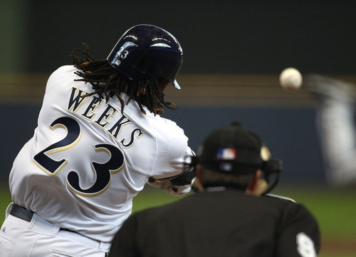 Documenting and sharing my Rickie Weeks PC. Talkin' ball cards and (Brewers) baseball