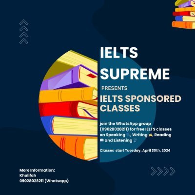 Kindly follow this link to join the sponsored classes of IELTS Supreme WhatsApp group: https://t.co/vlfTH6YePA
