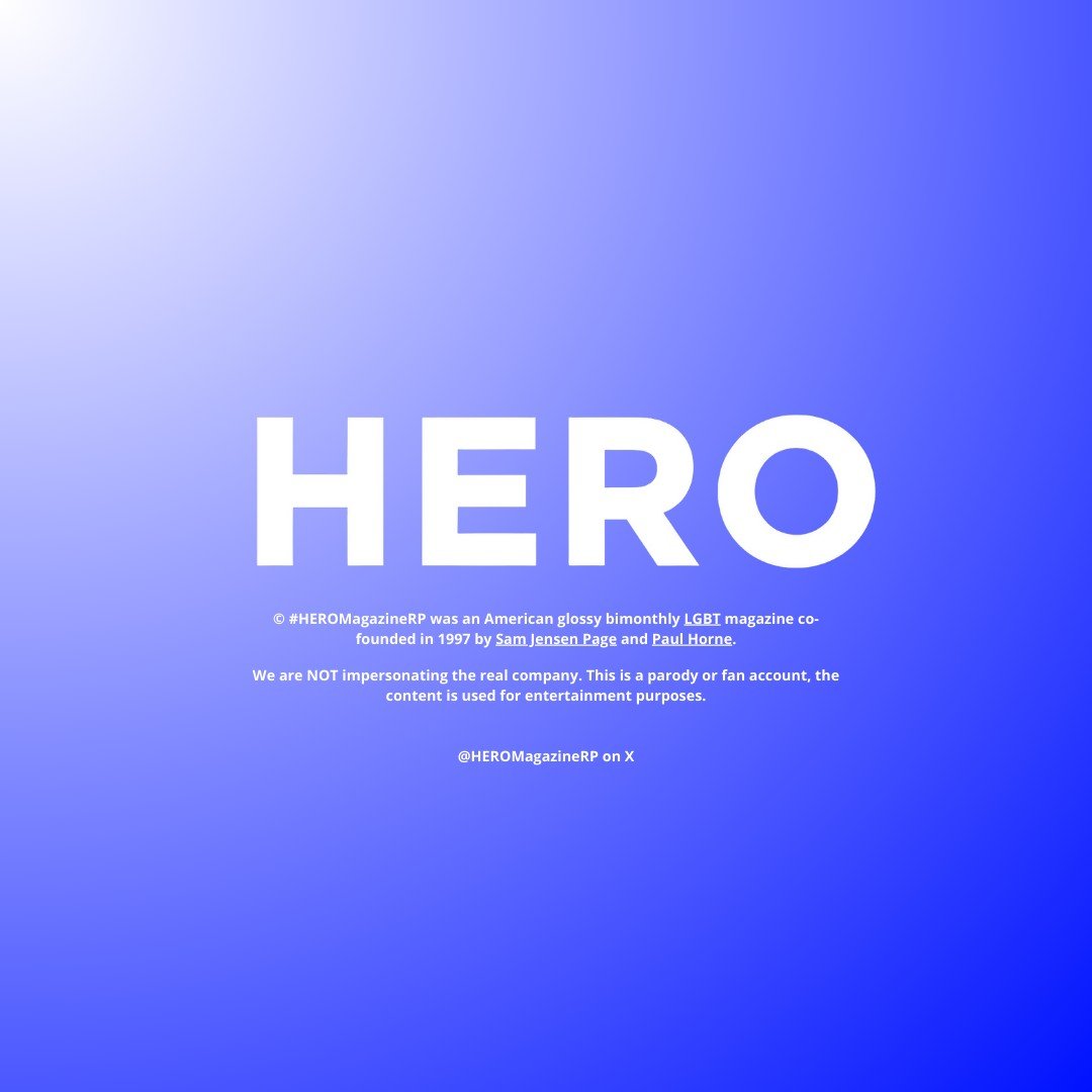 HEROMagazineRP's profile picture. © #HEROMagazineRP was an American glossy bimonthly LGBT magazine co-founded in 1997 by Sam Jensen Page and Paul Horne.
