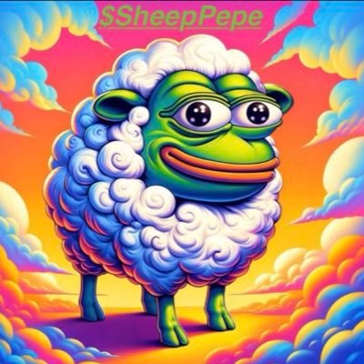 SheepPepe's profile picture. Just a Sheep Pepe - Burning Till We Hit 100 Million MarketCap - https://t.co/Dt0rZ5TVDo