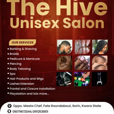 Barbing & Shaving | Braids | Hair Products & Wigs | Frontal & Closure Installation | Pedicure & Manicure | SPA | Lashes | Tattoos & Piercing