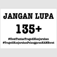 #UsutTuntasTragediKanjuruhan (@janganlupa135) 's Twitter Profile Photo #UsutTuntasTragediKanjuruhan (@janganlupa135) 's Twitter Profile Photo