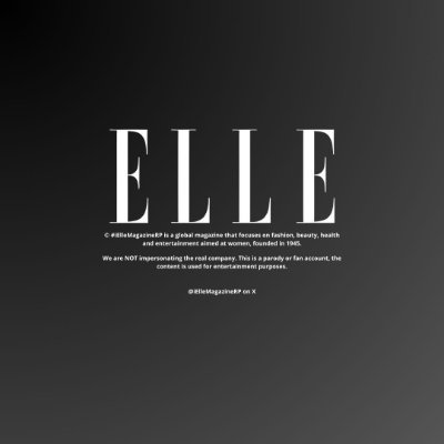 iElleMagazineRP's profile picture. © #iElleMagazineRP is a global magazine that focuses on fashion, beauty, health and entertainment aimed at women, founded in 1945.