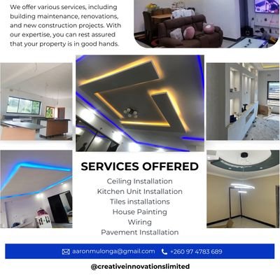 anything is possible💪👊 best ceiling designs 👌 wall skimming. painting 🇿🇲
