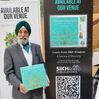 Sikhlens Uk head. Sikhlens Arts & Film Festivals in UK
Books & Animations . Jewels From Sikh Wisdom, A Journey of discovery with artwork by  The Singh Twins