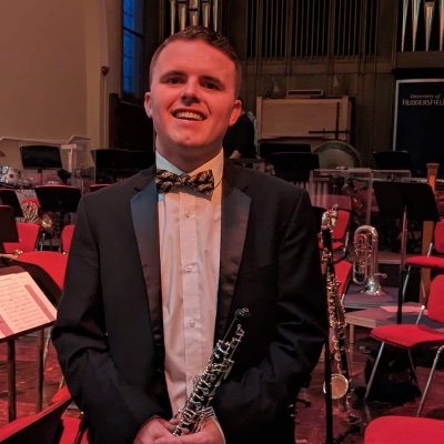 22 - 
Oboist - 
Scout ⚜️ - 
BMus Music @ Huddersfield - 
Events and Communication Co-ordinator @ TPO - 
Whovian👽