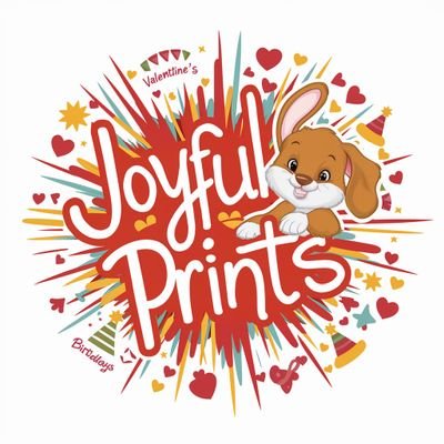 Welcome to Joyful Prints! We bring joy with adorable animals, fun fonts, & products for every occasion! Birthdays, room refresh, or a pick-me-up? We've got you!