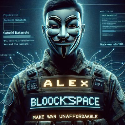 alexblockspace's profile picture. I write about the global financial system and #Bitcoin - Subscribe to my Substack link below 👇