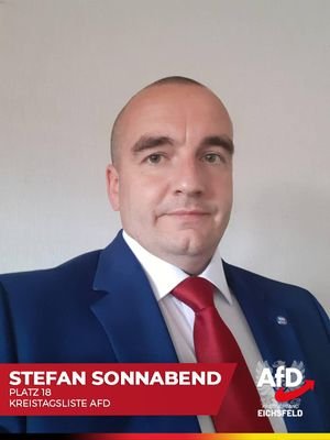 Kreistagskandidat der AfD Eichsfeld auf Listenplatz 18 ❌️❌️❌️

Kandidat der AfD für den Gemeinderat Küllstedt