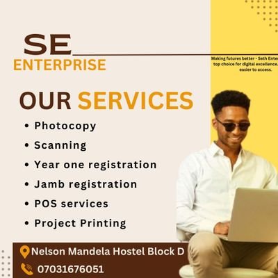SETH'S ENTERPRISE CAMPUS HUB IS AN EDUCATIONAL CONSULTANCY HUB, HERE TO HELP STUDENTS ACTUALIZE THEIR EDUCATIONAL DREAMS AND PURSUITS.

SETH’S ENTERPRISE CARES