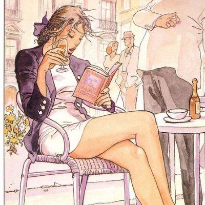 Comic book and horror film fan ....comedy too. Love a good drama and romance as well,
Current avatar by Milo Manara and background by Adam Hughes.
Latina