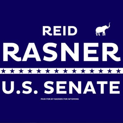 @ReidRasner is the only MAGA candidate running for the United States Senate in the great state of Wyoming.