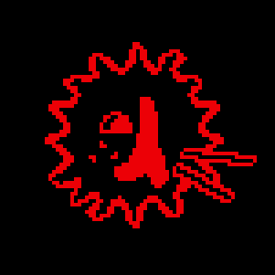 ★ 300 pixels or something idk???
★ Dyslexic  
★ Mascot horror 
★ digital/analog horror things 
★ and  other stuff 
★ NUH??? HUH?????