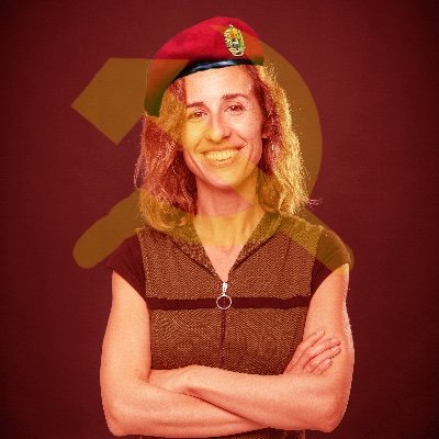 Milícies en suport de la camarada Laia Estrada Cañón. Fem que el Parlament sigui el soviet català.