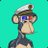 Happy pixel avatar