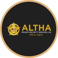 Altha Private Security Services, Inc.(@althaprivatess) 's Twitter Profile Photo