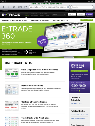 etrade360's profile picture. 
