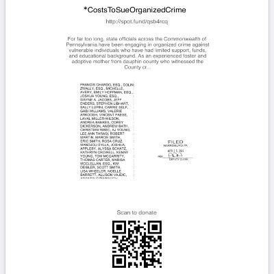 Independent Advocate assisting families in Dauphin County and across the Commonwealth facing retaliation by Government Employees engaging in Organized Crime.