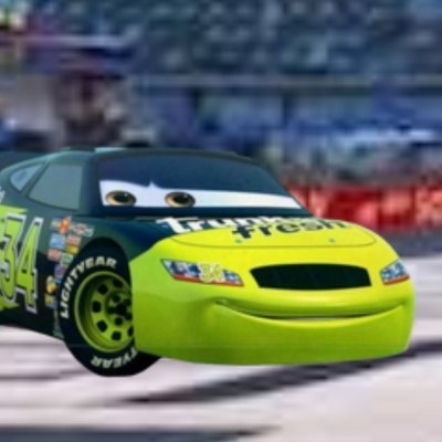 I'm the number 34 Trunk Fresh racer for the Piston Cup. I live at the Trunk Fresh HQ in Phoenix, Arizona.