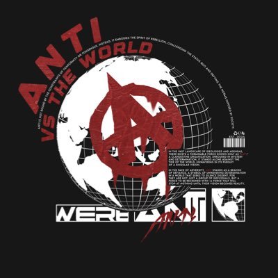 🚫 ANTI v THE WORLD EST.2024🚫 In association with @AntixArtistry  CODE “ANTI10” FOR 10% OFF @DubbyEnergy