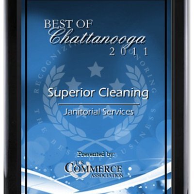 Superior Cleaning offers residential, office, and commercial cleaning. Serving Chattanooga TN & NW Georgia since 2010. We are pleased to have a 5-star rating.