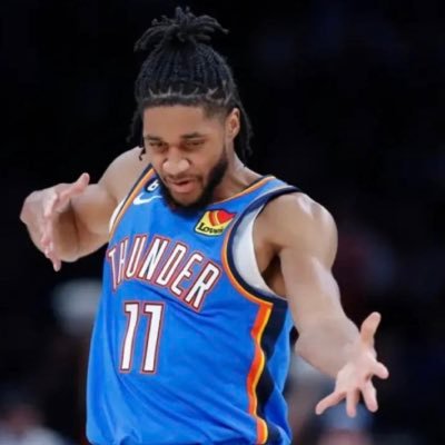 OKC Thunder 2025 NBA champs ⚡️⚡️ ⭕️ Isaiah Joe and Ceddanne Rafaela are the 🐐 🐐 #ThunderUp #OUDNA #DawgPound #DirtyWater