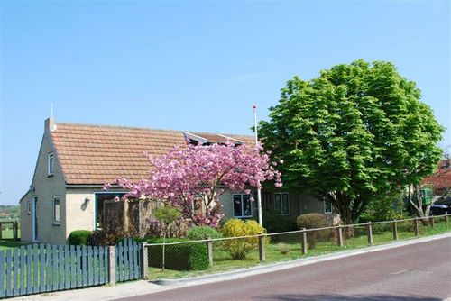 Vakantiehuisje/ appartement en voorhuis.  Op Terschelling  in Landerum.  Voor 1 tot max 5 pers is het heerlijk vertoeven. Centraal op het eiland.