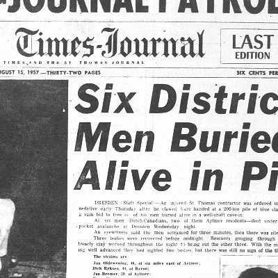 Feature documentary in production. Dresden 1957 tells forgotten story of one of Ontario's worst tragedies - and the immigrant workers who lost their lives.