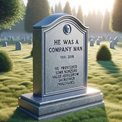“Think on his battle to wrest from his otherwise meaningless life a contribution of some nonzero value to shareholder portfolios.”