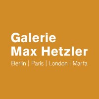 Galerie Max Hetzler (@hetzlergallery) 's Twitter Profile