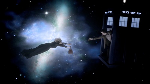 I'm the Doctor. Wanna ride on my blue box all the way to the end of the universe and beyond? This your first time? Don't be nervous! Hold on! (Multi Verse 18+)