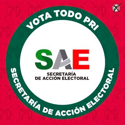 Secretaría de Acción Electoral del CEN del @PRI_Nacional 🔴 🗳 📈 / Secretario: @RigoFuentes 🇲🇽