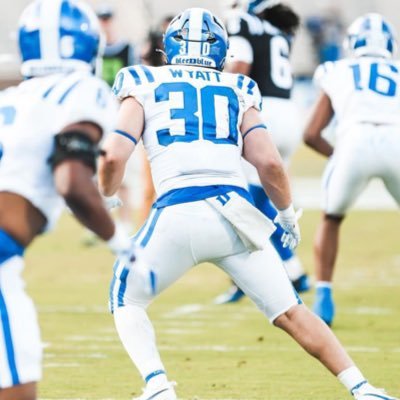 | Isaiah 43:1 | I play for him | @dukefootball | Grad Transfer LB, 3 Years of Eligibility | 6’1, 233 | Film Link ⬇️ |