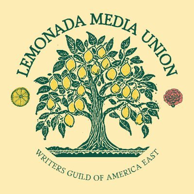 Official account of @lemonadamedia staff union w/ @wgaeast. Contact us at lemonadaunion@gmail.com / @lemonada_union on Instagram. Unions make life suck less🍋